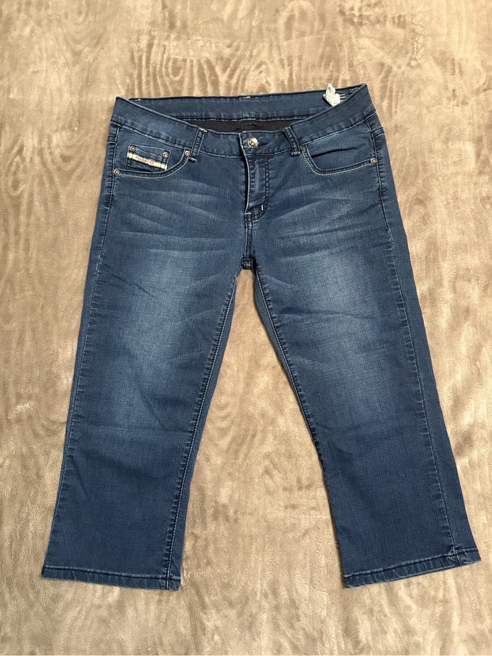 Diesel Darron Women’s Indigo Cropped Capri Jeans
